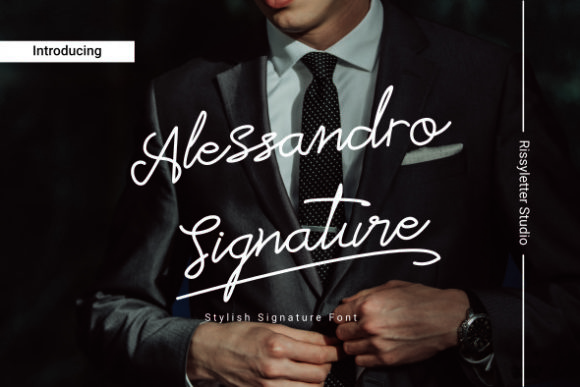Alessandro Signature: A Premium Handwritten Font Review