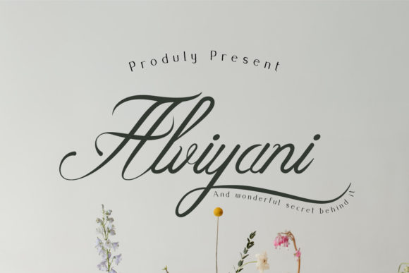 Alviyani: A Modern Handwritten Font for Luxury Branding