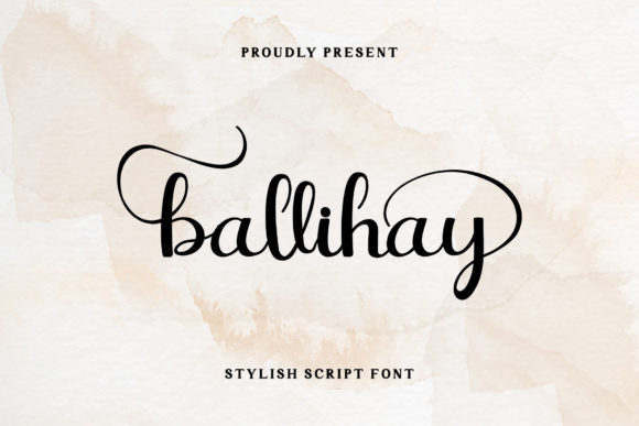 Ballihay: A Handwritten Font for Modern Web Design