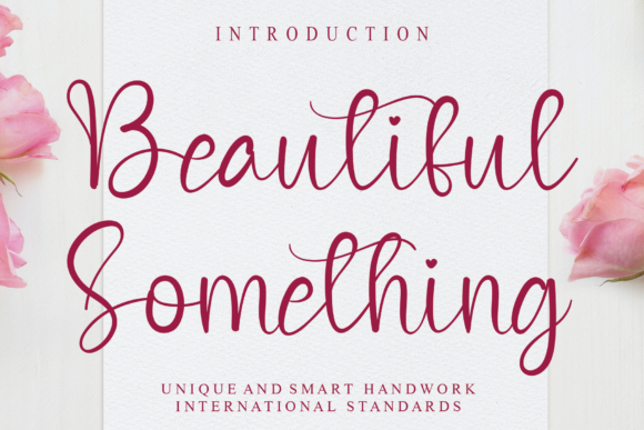 Beautiful Something: A Premium Script Font for Campaigns