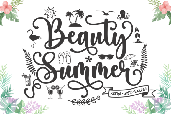 Beauty Summer: A Versatile Typeface for Campaigns