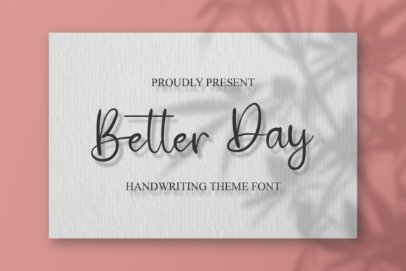 Better Day: A Premium Handwritten Font for Web Design
