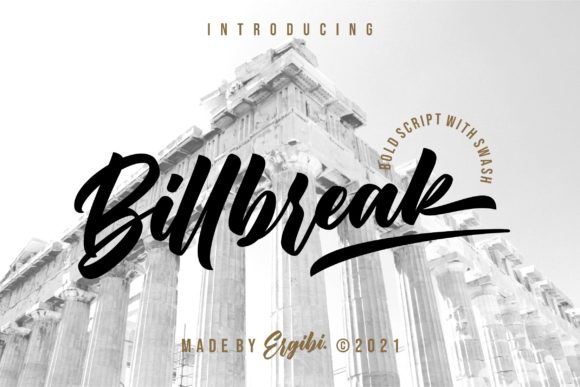 Billbreak: The Bold Script Font for Campaigns