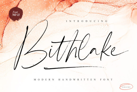 Bithlake Typeface for Elegant Editorial Design