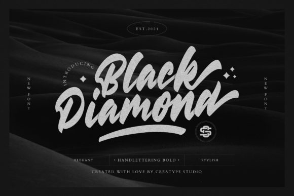 Black Diamond: A Timeless Handwritten Typeface for Editors