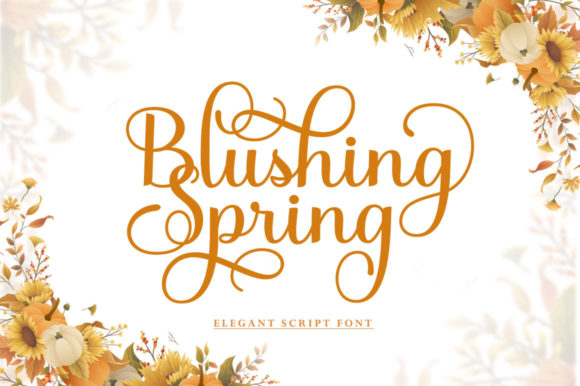 Blushing Spring: A Romantic Typeface for Your Brand