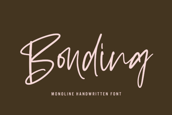 Bonding: A Stylish Script Font for Elegant Brand Identity
