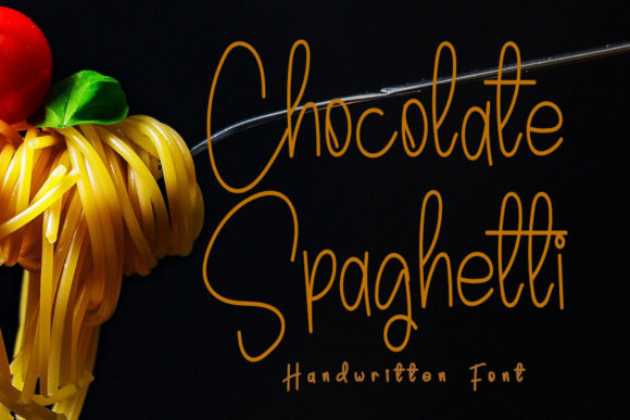 Chocolate Spaghetti: A Handwritten Font for Campaigns