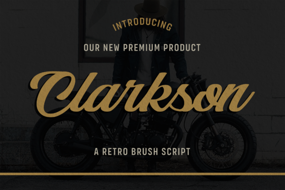 Clarkson: A Bold Handwritten Font for Modern Branding