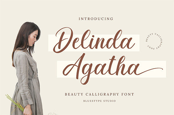 Delinda Agatha: A Graceful Script Font for Editorial Design