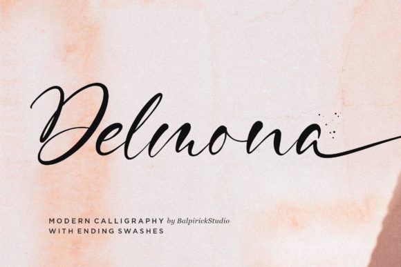 Delmona: A Timeless Script Font for Your Brand