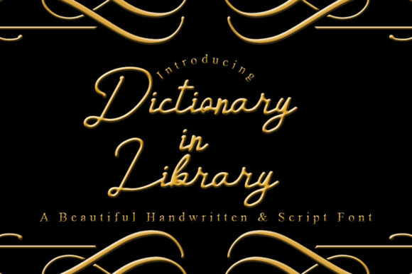 Dictionary in Library: A Timeless Font for Branding