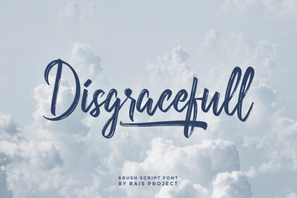 Disgracefull: The Modern Script Font for Bold Marketing