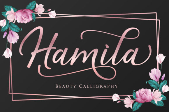 Hamila: A Delicate Script Font for Elegant Branding