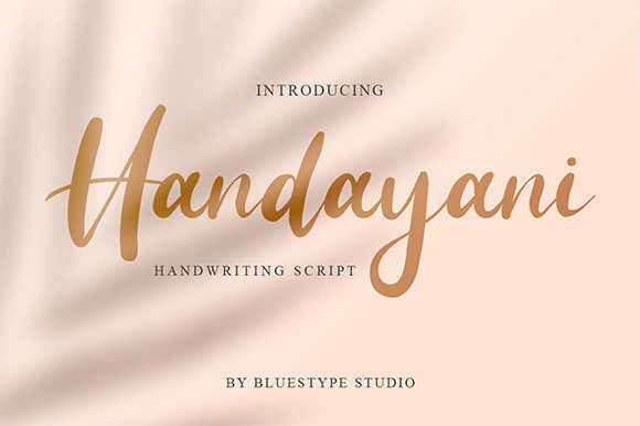 Handayani: A Premium Script Font for Web Design