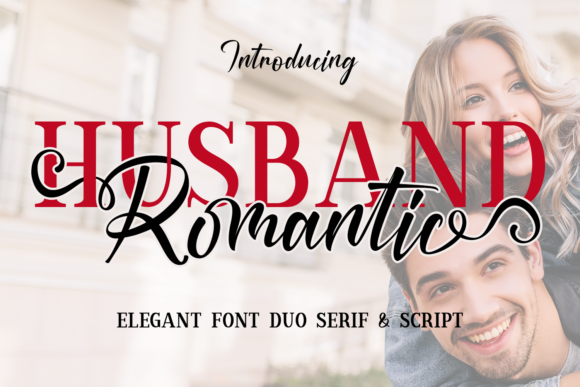 Husband Romantic Font for Crafters