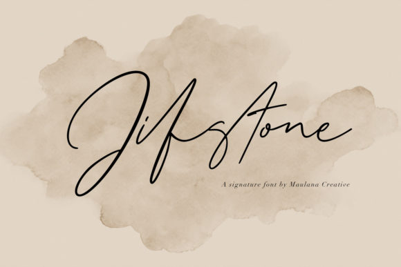 Jifstone: A Modern Script Font for Crafters