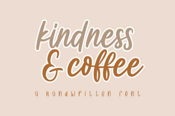 Kindness Coffee: A Handwritten Font for Editorial Grace