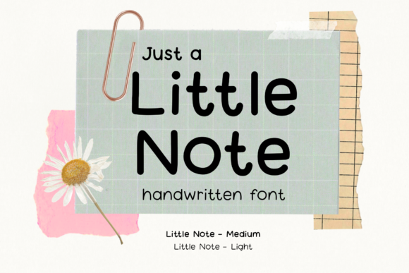 Little Note Font: A Designer’s Take on Handwritten Charm