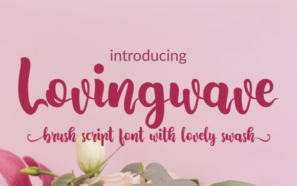 Lovingwave: A Premium Script Font for Campaigns
