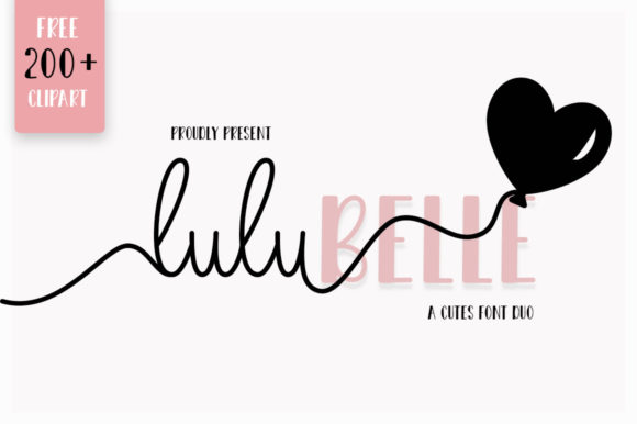 Lulu Belle: A Dainty Duo Font for Crafters