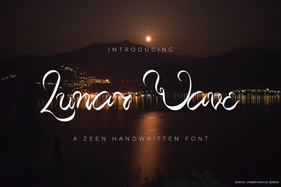 Lunar Wave: A Timeless Handwritten Font for Crafters