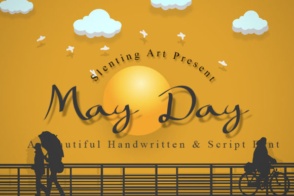 May Day: A Handwritten Font for Editorial Elegance
