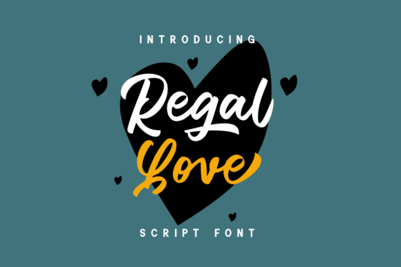 Regal Love: A Bold Handwritten Font for Web Design
