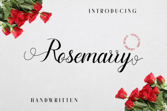 Rosemarry: A Refined Handwritten Font for Editorial Design