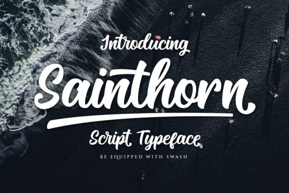 Sainthorn: A Bold Handwritten Font for Web Design