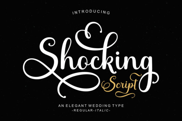 Shocking: A Script Font That Elevates Your Brand