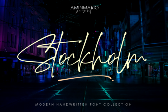 Stockholm: An Elegant Script Font for Editorial Design