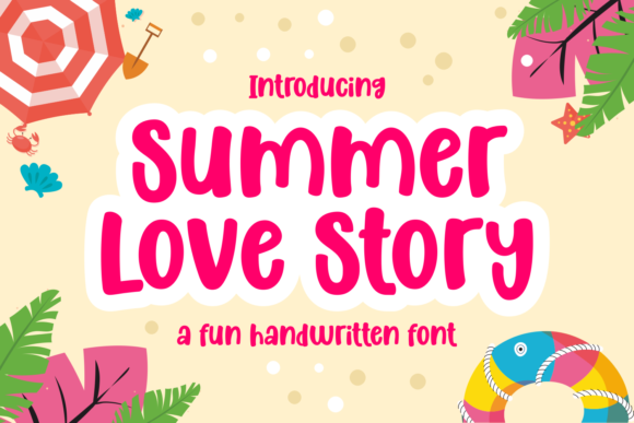 Summer Love Story: A Handwritten Font for Branding