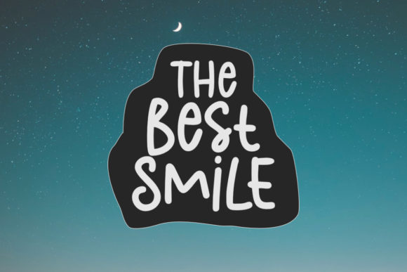 The Best Smile: A Whimsical Handwritten Font for Editors