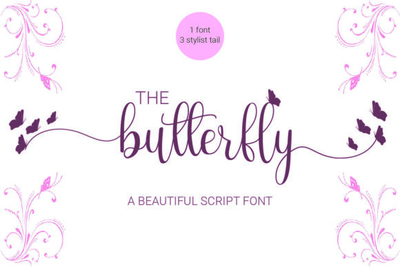 The Butterfly: A Romantic Script Font Review