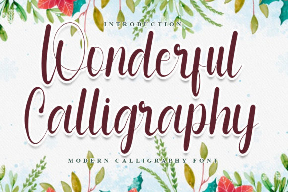 Wonderful Calligraphy: A Handwritten Font for Makers